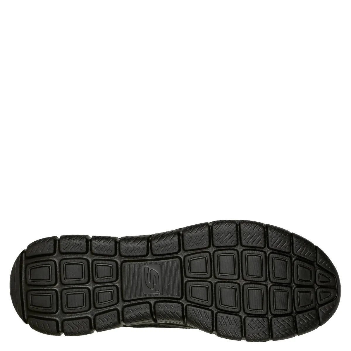 Zapatilla Urbana Hombre Cuero Negro Skechers