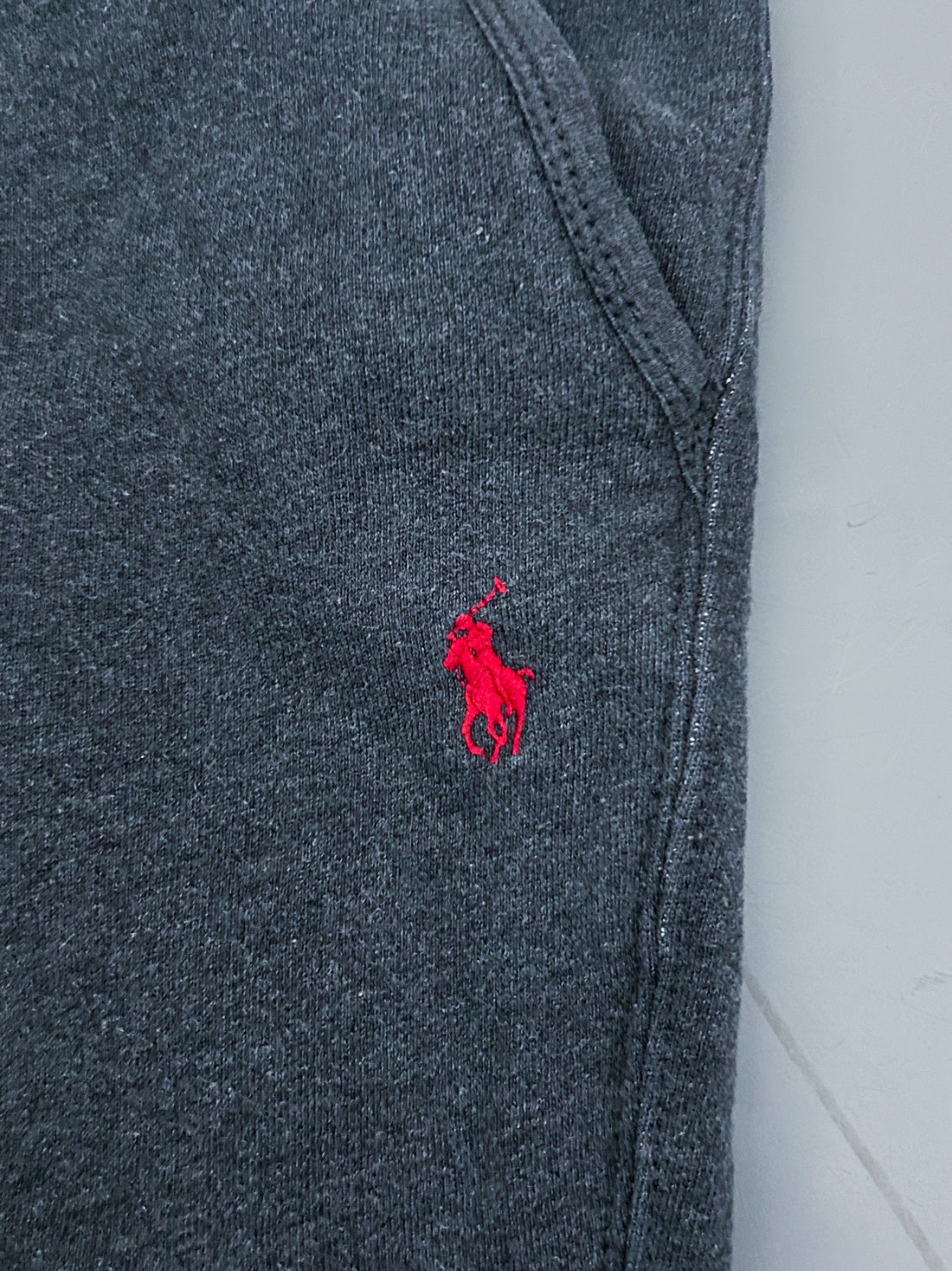 Pantalón Jogger Vintage Polo Ralph Lauren Gris – Oferta Limitada