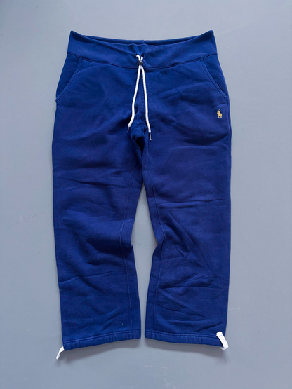 Pantalón Jogger Vintage Polo Ralph Lauren Azul Marino (Logo Amarillo) – Oferta Limitada