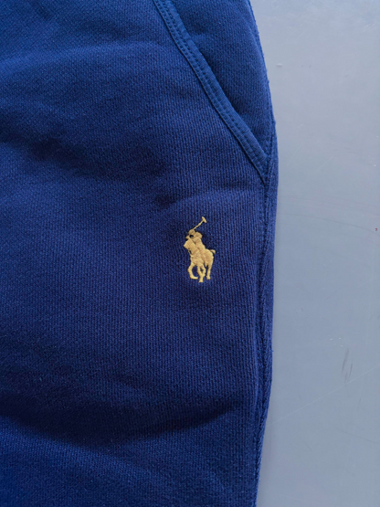 Pantalón Jogger Vintage Polo Ralph Lauren Azul Marino (Logo Amarillo) – Oferta Limitada