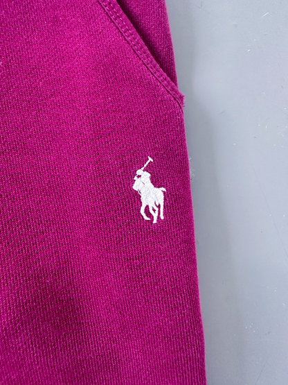 Pantalón Jogger Vintage Polo Ralph Lauren Burdeo – Oferta Limitada
