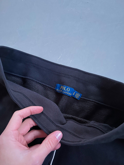 Pantalón Jogger Vintage Polo Ralph Lauren Negro (Logo Amarillo) – Oferta Limitada