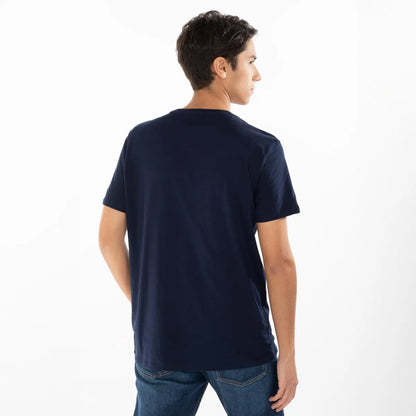 Polera Manga Corta Cuello V Hombre Lacoste