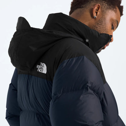 Chaqueta De Pluma 1996 Retro Nuptse Hombre Azul Marino