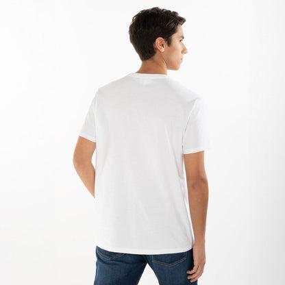 Polera Manga Corta Cuello V Hombre Lacoste