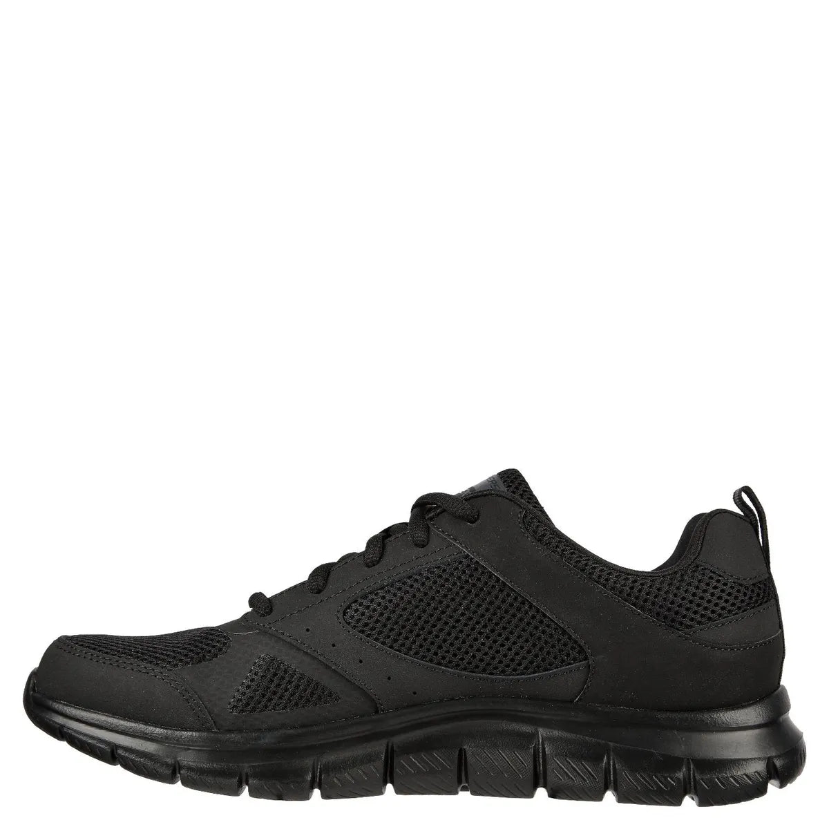 Zapatilla Urbana Hombre Cuero Negro Skechers