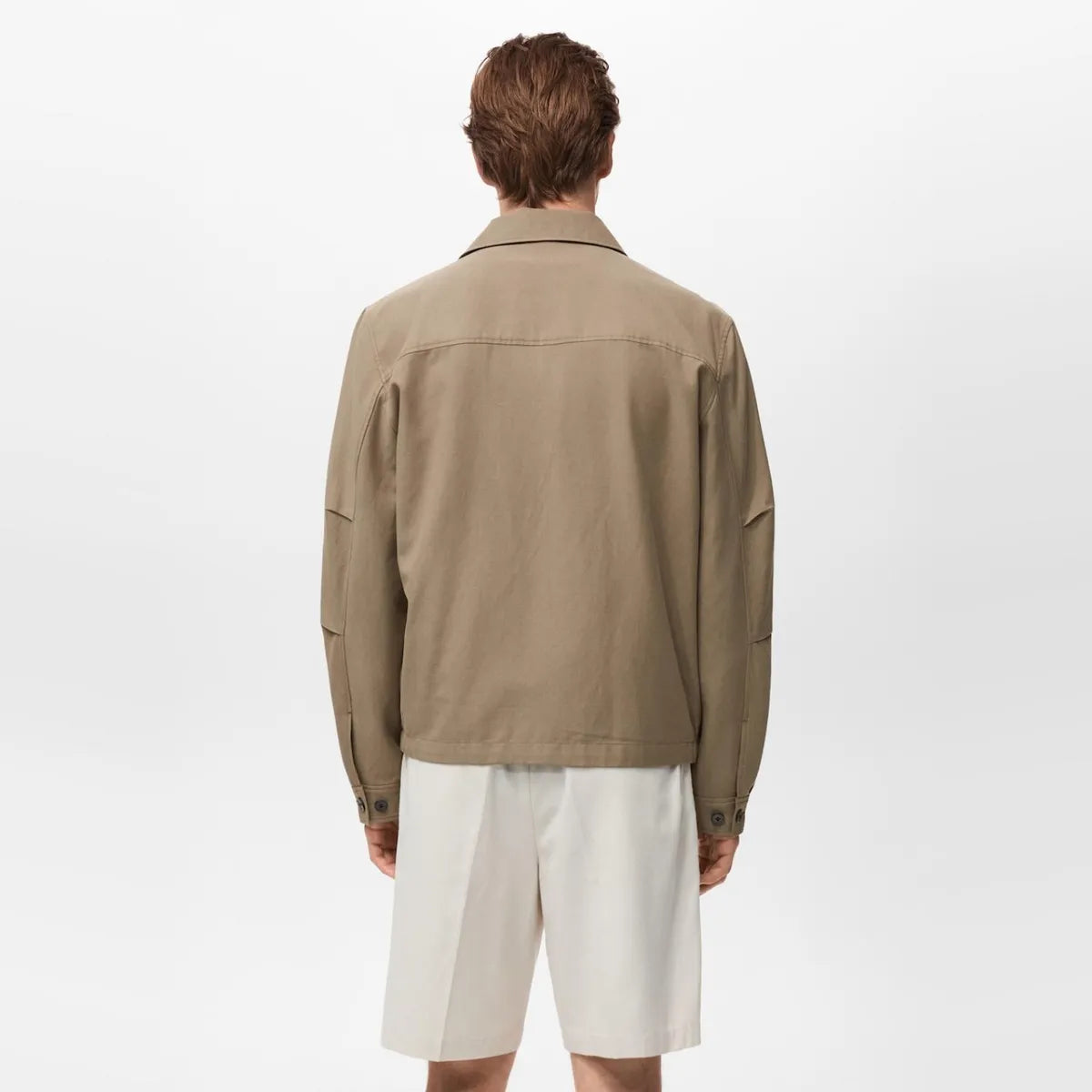 Chaqueta Lyocell Bolsillo Hombre Mango Man