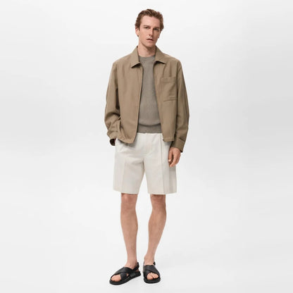 Chaqueta Lyocell Bolsillo Hombre Mango Man