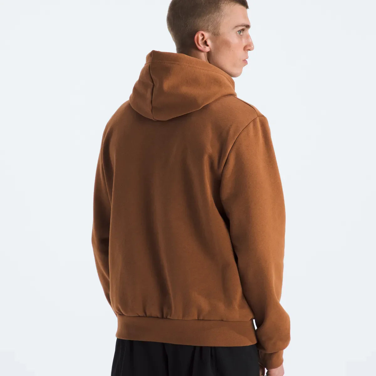 Poleron Evo Emb Hoodie Hombre Café