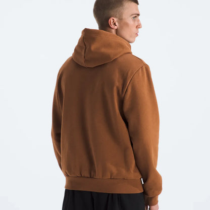 Poleron Evo Emb Hoodie Hombre Café