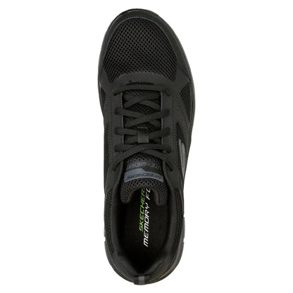 Zapatilla Urbana Hombre Cuero Negro Skechers