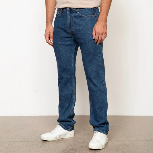 Jeans 505 Straight Fit Tiro Medio 100% Algodón Hombre Levis
