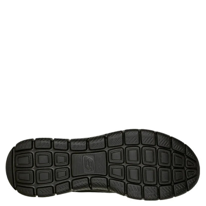 Zapatilla Urbana Hombre Cuero Negro Skechers