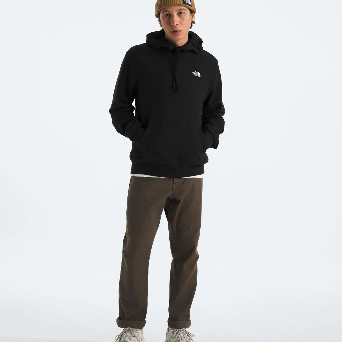 Poleron Evo Emb Hoodie Hombre Negro