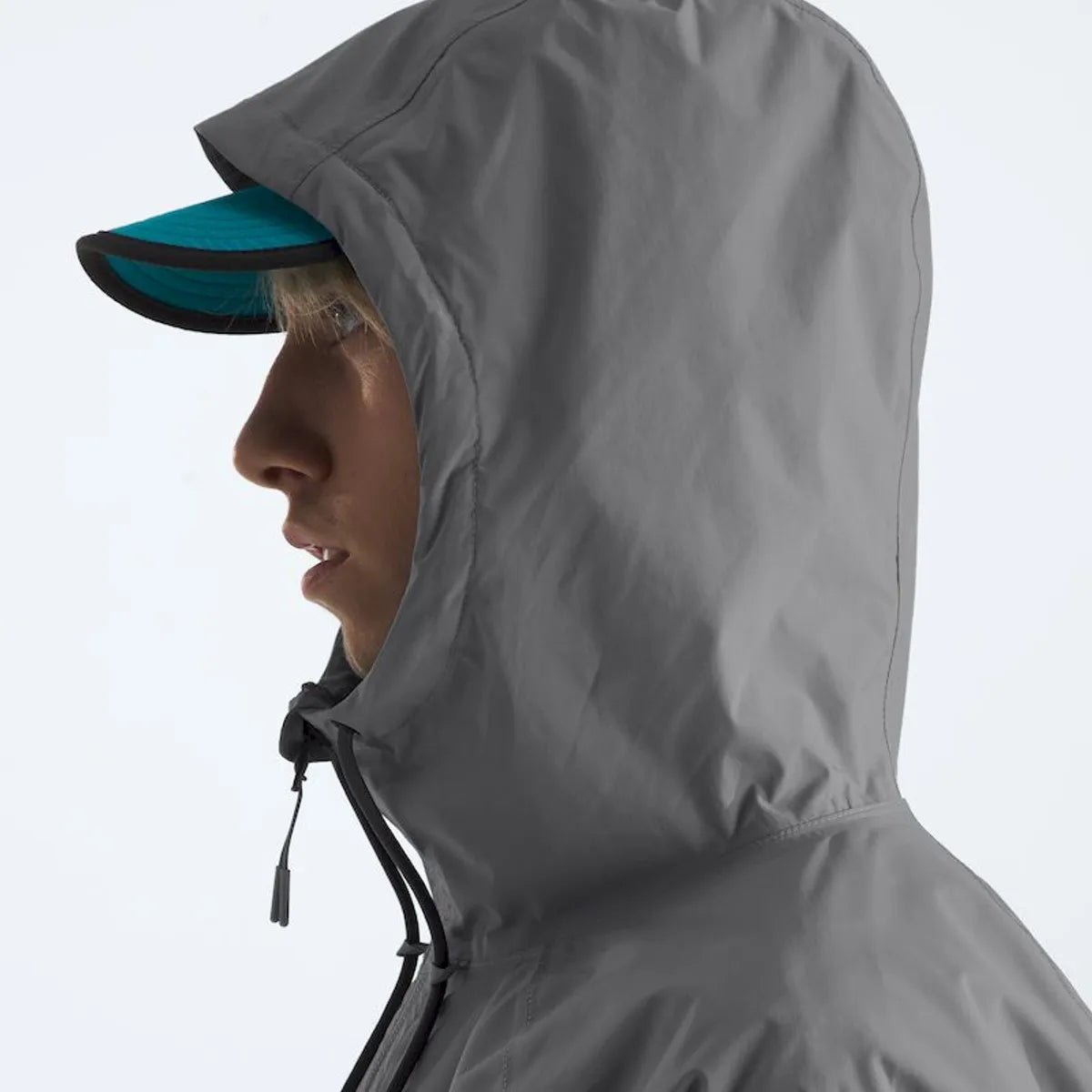 Chaqueta Impermeable Antora Hoodie Hombre - Gris