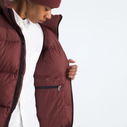 Chaqueta De Pluma 1996 Retro Nuptse Hombre Burdeo