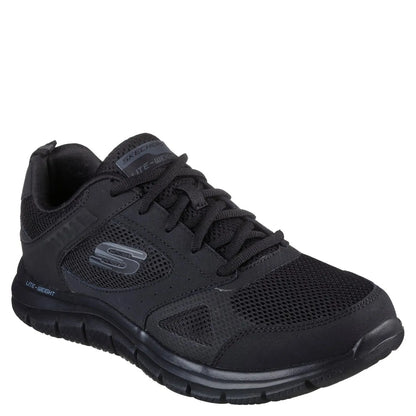 Zapatilla Urbana Hombre Cuero Negro Skechers