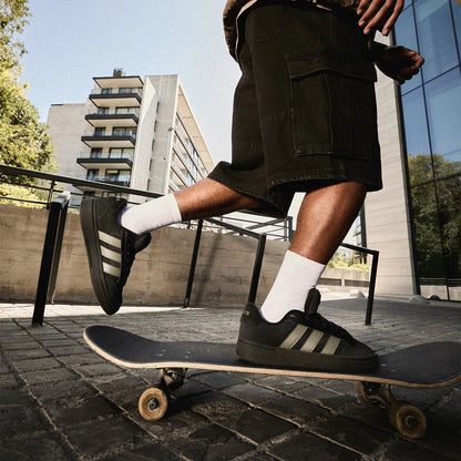 Gc Alpha Sk8 Zapatilla Urbana Hombre Cuero Negro Adidas