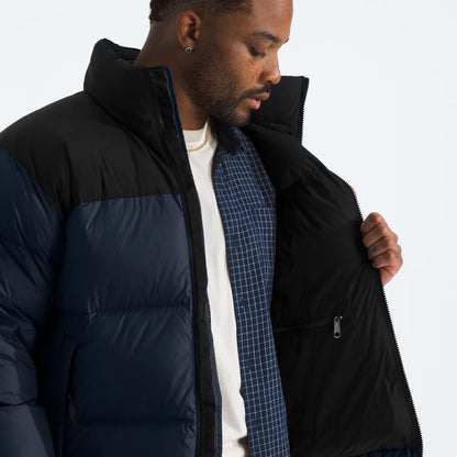 Chaqueta De Pluma 1996 Retro Nuptse Hombre Azul Marino