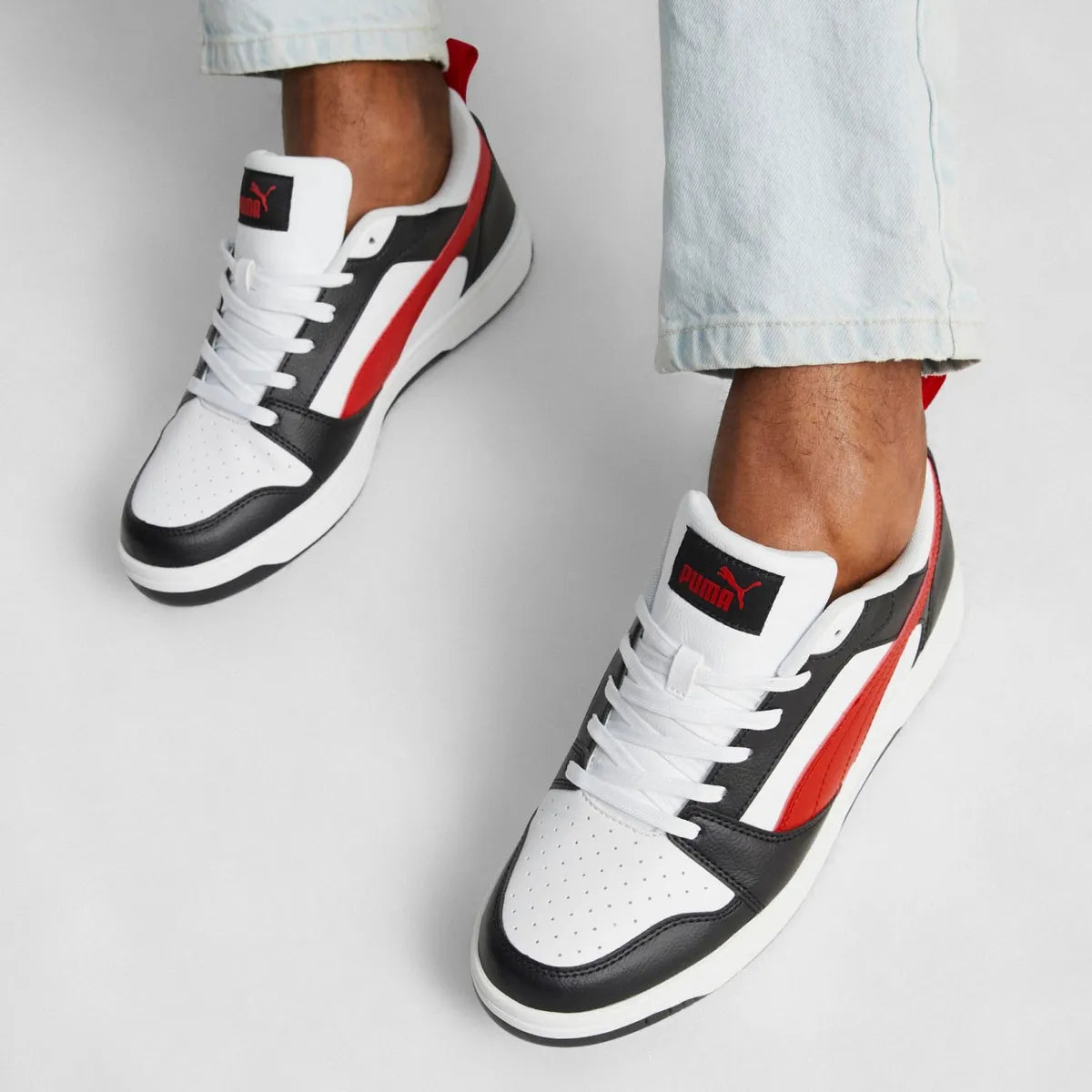 Rebound V6 Low Zapatilla Urbana Hombre Rojo Puma