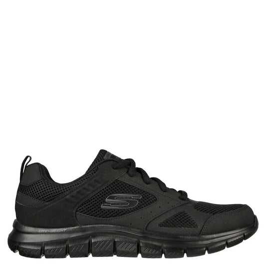 Zapatilla Urbana Hombre Cuero Negro Skechers