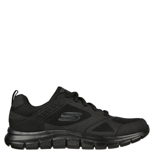 Zapatilla Urbana Hombre Cuero Negro Skechers